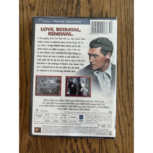 Born To Be Bad DVD Full Frame Edition Cary Grant Classic Romance Comedy NEW - Picture 3 of 4